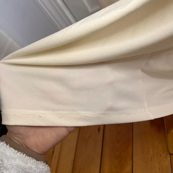 MESHKI Amorette Lace Trim Maxi Dress in Bone Size Medium - Picture 14 of 16